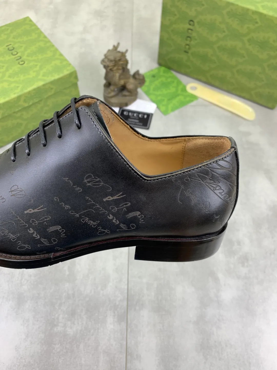 Men's Men's Shoes 💰P580 [New Style] 💰💎💎💎 [Gucci] GUCCI high-end men's formal business leather shoes, original order 1:1! Original imported high-end calfskin, original metal buckle, imported first-layer pigskin lining for feet, original high-end outsole, men's shoe size: 38-44
